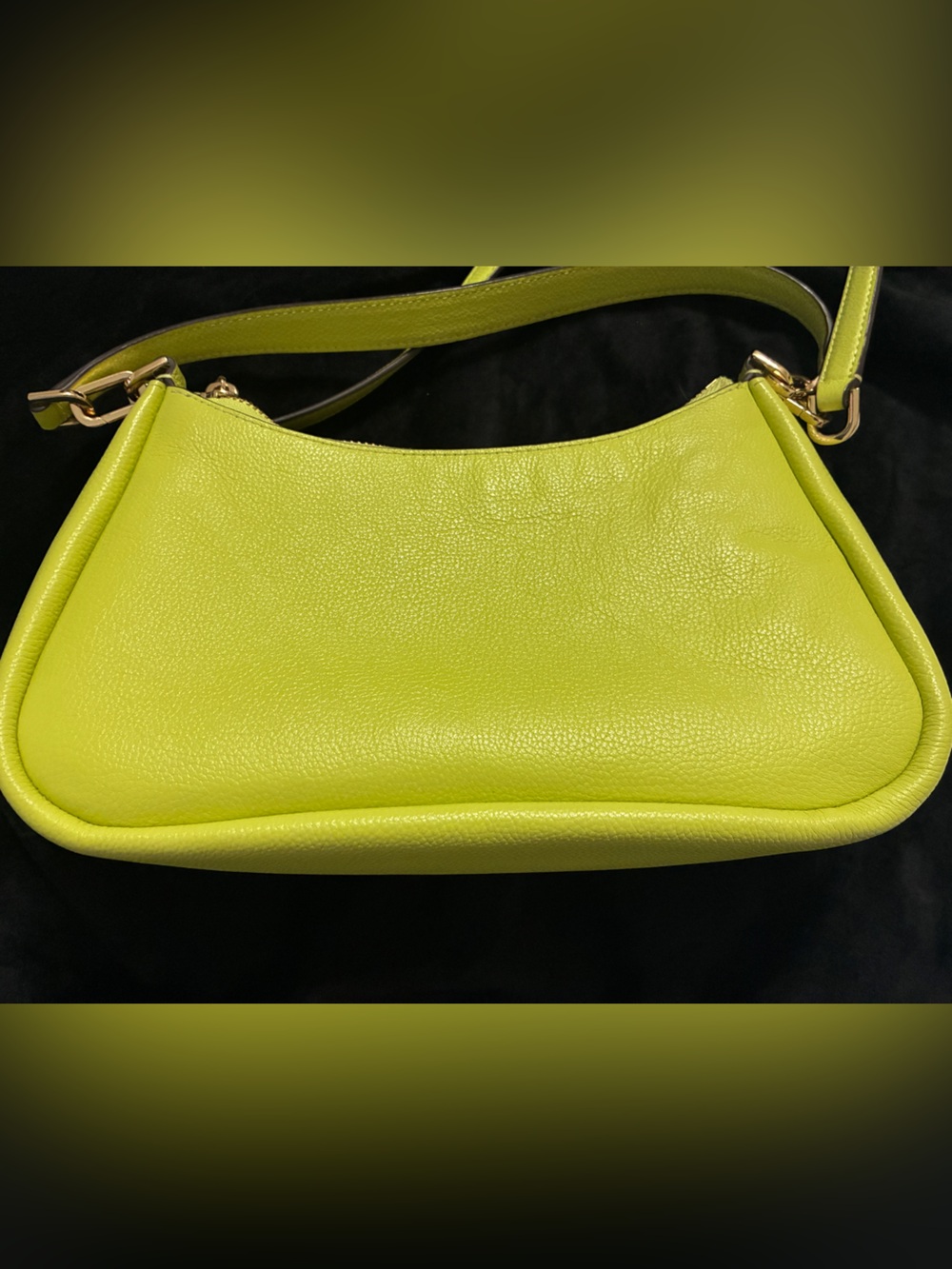 KATE SPADE Lime Slushy Convertible Kayla purse. EUC. Apx 10x4x6 Fun. Colorful - Picture 2 of 9